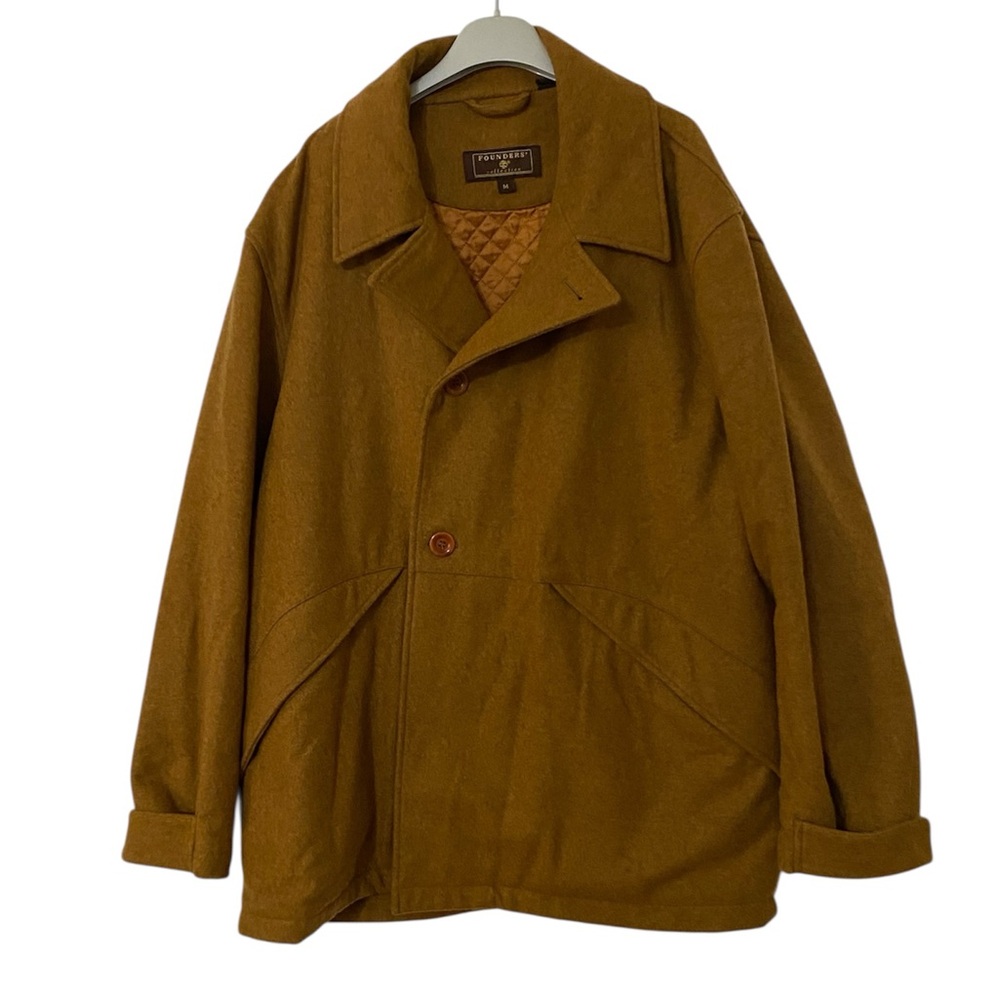 FOUNDERS’ COLLECTION Men's Italy Wool Jacket Medium Coat M